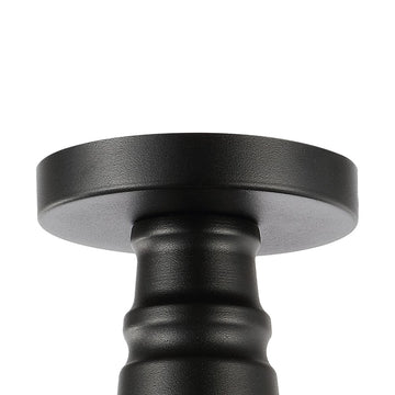 Camila 14" Classic Industrial Indoor/Outdoor Iron LED Semi Flush Mount - JONATHAN Y
